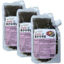 힘찬푸드 국산 붉은대게장 가니미소 400g, 3팩