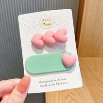 하트핀 앞머리핀 작은머리핀 귀여운핀