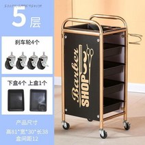 미용실 카트 이동식 웨건 트로이 츄레이살롱 바버샵 바 카트 가솔린 미용사 도구 캐비닛 전용 핫 염색, 05 30x38x81cm     5