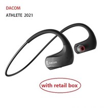 블루투스이어폰 넥밴드오리지널 Dacom Athlete 블루투스 헤드셋 터치 컨트롤 무선 헤드폰 IPX7 방수 스포츠, 04 new blk retail box