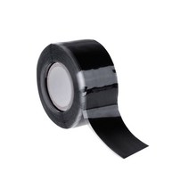 자기융착 절연 방수 실리콘 테이프 블랙 3m, 5개