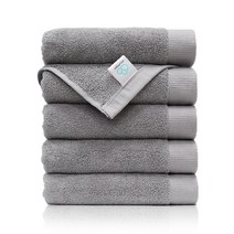 클라우망 호텔수건 코마사 30수 170g CP30170, 연그레이, 5장