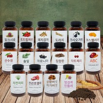건강관리 면역력 건강환 16종 보스웰리아 천년초 침향 타트체리, 솔잎