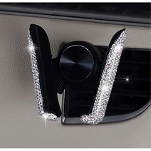 자동차 여성용 송풍구 핸드폰 거치대 NQ5 더뉴그랜저 자가용 카니발KA4 그렌져IG MQ4 G80 코나 BMW QM5 벤츠 쏘나타DN8 스파크 트랙스 SM3 팰리세이드, 핑크, 1개