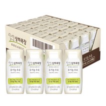 매일 상하목장 유기농우유 125ml 24입 딸기 바나나 코코아, 4.상하목장 유기농 우유 125ML X