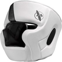 Hayabusa T3 조절식 MMA 헤드기어, 화이트 블랙