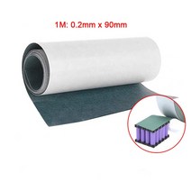 자동차 가스켓 너비 1m 50mm 180mm 18650 배터리 절연 개스킷 보리 종이 셀 접착제 패치 전극 패드, [05] 1M 0.2x90mm
