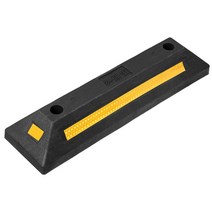 주차스토퍼 블럭 주차장 추돌 방지턱 충돌방지 스톱바, (고무) 두꺼운 리테이너