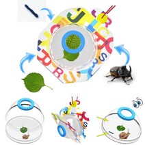 관찰 경 만들기 이글 아이 목 걸이 휴대 돋보기 볼록 렌즈 확대 자연 식물 곤충 채집 교구