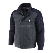 [세이프컴퍼니] 에이스 유니폼 겨울 작업복 ACE1608 근무복 방한복 상의 회사 단체복 남자 노가다 겨울 방한 건설 현장 야상 점퍼 남여공용 캠핑 낚시 택배 배달 등산 실자수, XL(105)