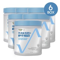애플트리 김약사네 [10만원세일] PS 초유 프로틴+ 콜라겐 프리미엄 420g x 6통 + 전용보틀 (12주분), 상세페이지참조
