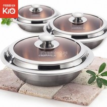 sioncompany_인덕션 뚝배기 통3중 클레디움 가마솥 스텐 돌솥밥 영양밥 찌개 솥 IH 1인밥솥 유리뚜껑 냄비 조리용뚝배기 요리용뚝배기 주방솥 돌솥밥 솥--SC, ♥통삼중클레디움가마솥 - 28호