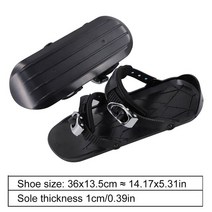 인라인 숏스키 스노우 스키화 부츠 스키에이트 미니 쇼트 스키 스케이트 짧은 신발 조정 가능한 블레이드 성인 어린이 스케이트보드 휴대용 보드 겨울, 5.A