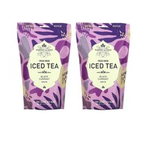 하니앤손스 아이스 티 블랙 커런트 홍차 212g 15티백 Harney & Sons Fresh Brew Iced Tea Black Tea, 2팩