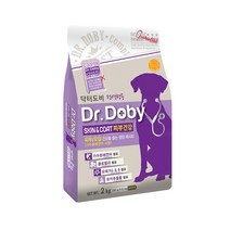 닥터도비 전연령 스킨앤코트 피부건강 건식사료, 피부, 2개, 2kg