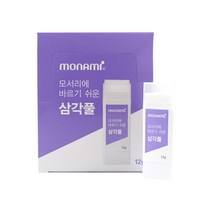 모나미 모서리 바르기 쉬운 삼각풀 12g 1갑 모양풀