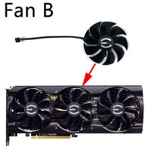 gtx980ti88MM PLD09220S12H 4PIN RTX 3070 GPU 팬 EVGA GeForce TI 비디오 카드 냉각, 02 Fan B