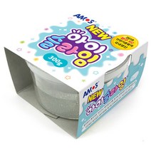 아모스 아이슬라임 300g 투명 핑크 하늘 노랑, 아이슬라임 투명