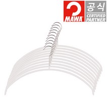 독일 정품 마와 옷걸이 이코노믹 40cm 화이트 가디건용 니트용 스웨터용 10개입, 10개, 상세 설명 참조