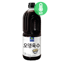 [정연푸드] 면사랑 오뎅육수 1.8L 대용량/업소용/식당용 오뎅우동(국물/육수/다시/장국), 1개