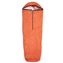 캠핑 침낭 야외 침낭 휴대용 비상 경량 나일론 슬리핑 백 캠핑 여행 하이킹용, 03 Orange, 03 Orange