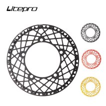 Litepro 체인링 56T 58T 크랭크체인링, 1개, 58T 레드