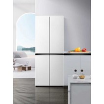 양문형 냉장고 4도어 초박형 아이보리 화이트 407L, 407L+ 아이보리 화이트
