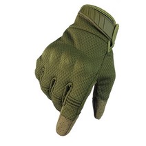 메카닉스장갑 군용전술 장갑 바이크 가죽장갑 스크린 위장 육군 군사 스포츠 하이킹 등반 슈팅 airsoft 페인트 볼 카모 전체 손가락, 초록, M