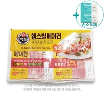 코스트코 백설 햄스빌 베이컨 205g x 4EA [아이스박스] + 더메이런손소독제, 4개