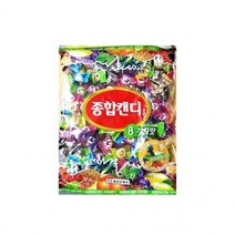 간식류 사탕 종합캔디사탕 8가지맛 봉지 700g 양구, 1개