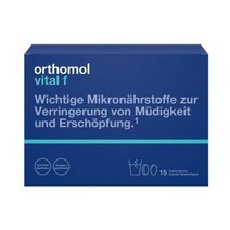 ORTHOMOL Vital F 오쏘몰 바이탈F 15일치 과립/캡슐 마그네슘 비타민B 오메가3 칼슘 여성용 피로회복제
