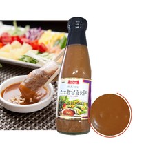달콤한 월남쌈 소스 땅콩 피넛 230gx3찍먹 오리훈제고기 라이스페이퍼요리 샤브샤브 양념