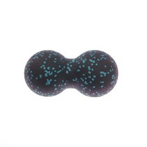 무릎 찜질 마사지 발 안마기 적외선치료기 온열 보호대 epp lacrosse myofascia ball 땅콩 공 고밀도 경량 피트니스 바디 근막 운동 완화 통증 공, 땅콩 블루