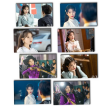 아이유포카 포토카드 고화질 코팅 아이유 고퀄리티 포스트카드 고급 굿즈 여자아이돌 프리미엄, IU-HB12, 5인치 사진 8장