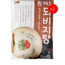 [더착한푸드]고향 황해도 되비지탕 600g 2개 식자재마트 대용량 업소용 되비지탕 탕/조림 즉석식품 간식 안주 탕류 콩되비지탕 콩비지탕