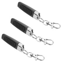 자동차 잠금 3X 433Mhz 원격 제어 차고 게이트 도어 오프너 복사기 복제 코드 자동차 키, 01 Black