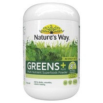 네이처스웨이 그린 플러스 300g Natures Way Greens Plus 300g, 1개