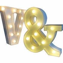 [KT알파쇼핑]이니셜 diy 알파벳 철자 LED 무드등 수면등, 23. 알파벳 W_W70590B