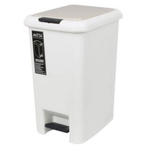 아니따 페달휴지통 20L, 화이트, 1개