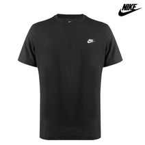 [나이키] 남성 NSW 클럽 반팔티셔츠 블랙 AR4997-013