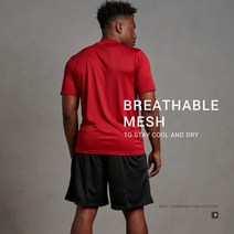 Russell Athletic 남성용 주머니가 달린 메시 반바지 정품보장