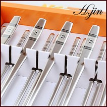 H.jin 쌍학 샤틴 스테인레스 수저세트 5인 5벌 (1세트) 숟가락 5p + 젓가락 5p 가족 한식 커트러리, 1세트