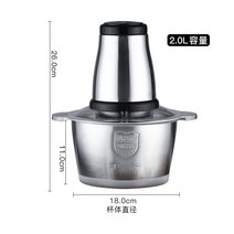 식재료 분쇄기 자동 가루 곡물 한약재 제분기, 단일사이즈, F