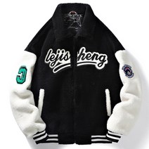야구 정장 양가죽 재킷 남자 M-6XL 플러스 사이즈 벨벳 입자 재킷