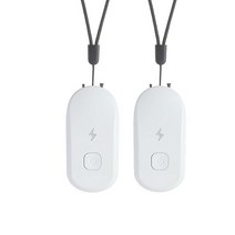 가정용산소발생기 매다는 목 공기 청정기 목걸이 개인 착용 가능 미니 휴대용 산소 바 음이온 발생기 이오나이저 CE, 05 2pcs white