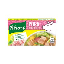 Knorr pork Broth Cubes Stock 60g 크노르 포크 큐브 스톡 60g [6pcs], 1