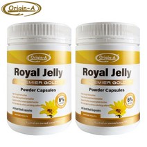 [오리진에이] 로얄제리 파우더 분말 프리미어골드 2250mg 240정 X 2개+양태반 크림 증정, 240정 2개