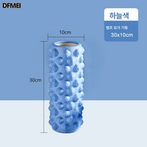 EVA 속이 빈 요가 기둥 버블 롤러 근막 딥 릴렉스 마사지 롤러 다리 요가 스틱 요가 서포트, 30cm 푸아그라 블루
