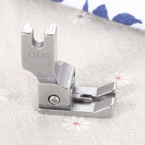 산업용 플랫카 재봉틀용 강철 왼쪽 및 오른쪽 상단 스티칭 더블 보정 노루발 CD132 116 18 316 1PC, 2.02CM