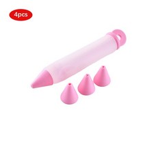 크리스마스 쿠키커터 쿠키틀 비스킷 쿠키 아이싱 핀 배기 케이크 설탕 퐁당 그림 Stir Needle Scriber 베이킹 모델링 도구, [12] Pink Cake Pen